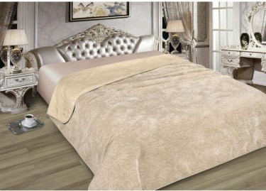 Покрывало ELITE с мехом, размер 200х220 см, пэ100%