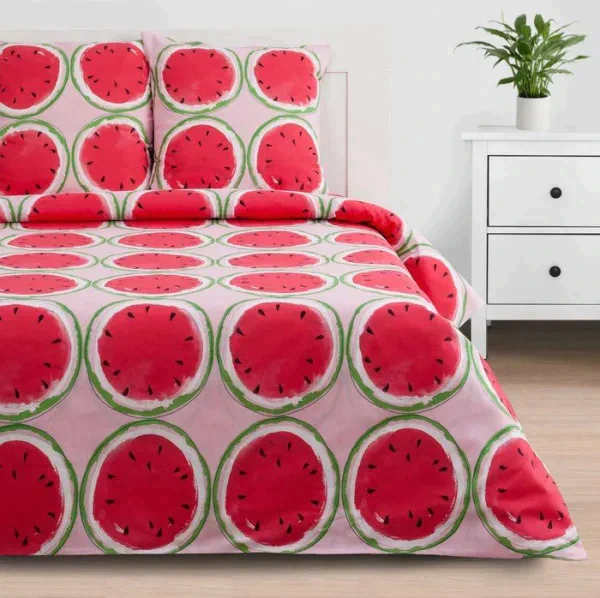 Постельное бельё «Этель» дуэт Juicy summer 143*215 см - 2 шт, 240*220 см, 70*70 см -2 шт