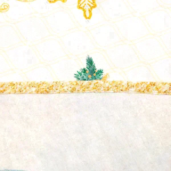Скатерть "Этель" Golden Christmas  d=150 +/- 3см с ГМВО, 100%хл, саржа 190 гр/м2