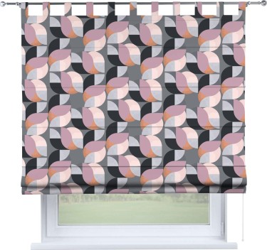 Римская штора на петлях «Абстрактный узор»