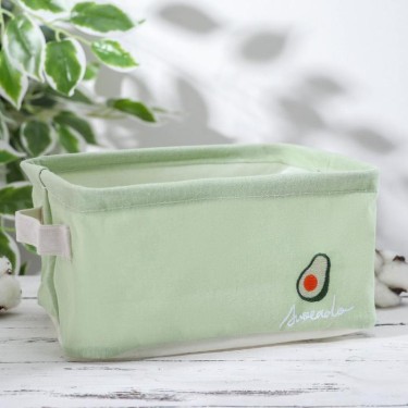 Корзина для хранения с ручками Доляна «Авокадо», 23×16×12 см, цвет фисташковый