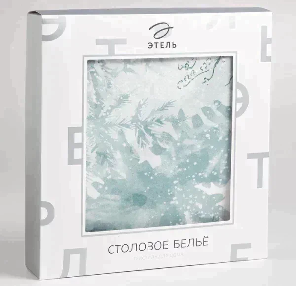 Скатерть "Этель" Winter mood 150х220+/-2 см с ГМВО, 100% хл, саржа 190 г/м2