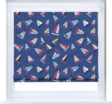 Римская штора «Кортин» кассетная «Морское приключение»