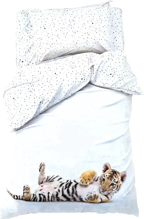 Постельное бельё Этель 1,5 сп "Little tiger" 143х215 см, 150х214 см, 50х70 см -1 шт, 100% хл, бязь