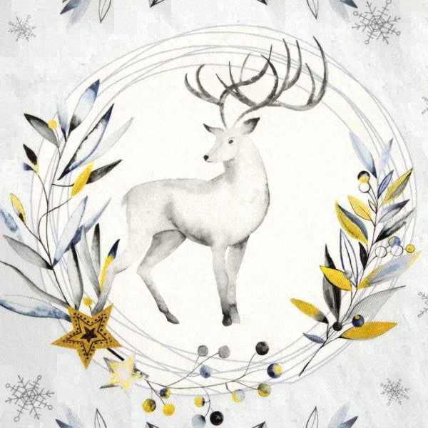 Новогоднее полотенце "Этель" Snow animals 40х73 см, 100% хл, саржа 190 гр/м2