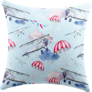 Подушка квадратная Cortin «Самолёт»
