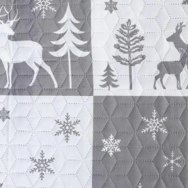 Покрывало LoveLife евро макси "New year forest" 240*210±5см