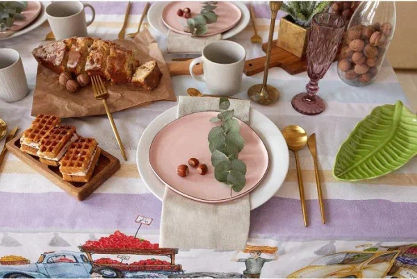 Скатерть Этель Food market 220х147 см,100% хлопок, саржа 190 г/м2