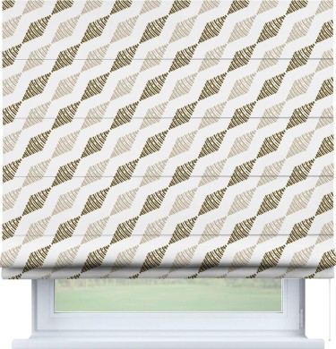Римская штора «Кортин» для проема «Диагональные ромбы»