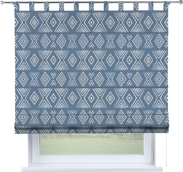 Римская штора на петлях «Графический орнамент»