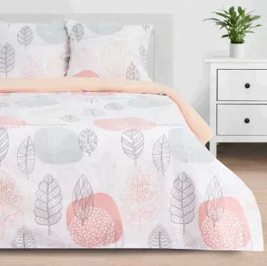 Постельное бельё «Этель» дуэт Leaves 143*215 см 2 шт,240*220 см,70*70 см 2 шт