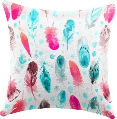 Подушка квадратная Cortin «Перья»