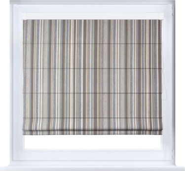 Римская штора «Кортин» кассетная, ткань «Горизонт День»