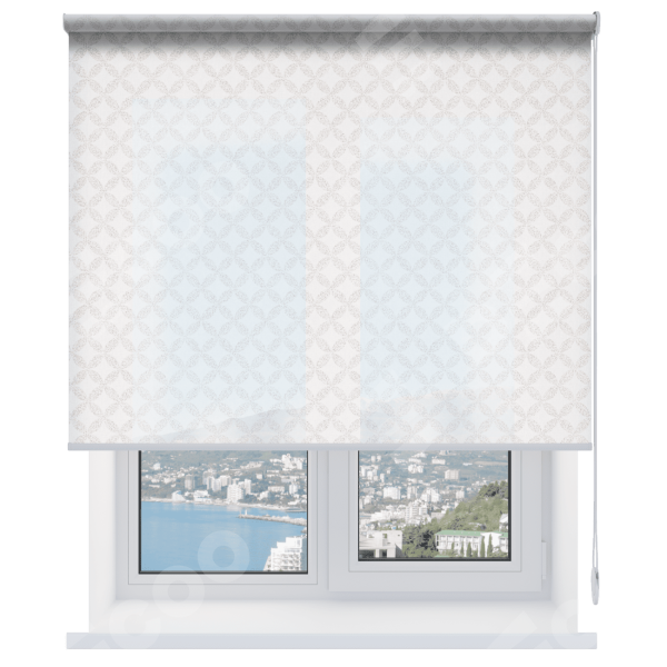 Рулонная штора Барселона белый 01