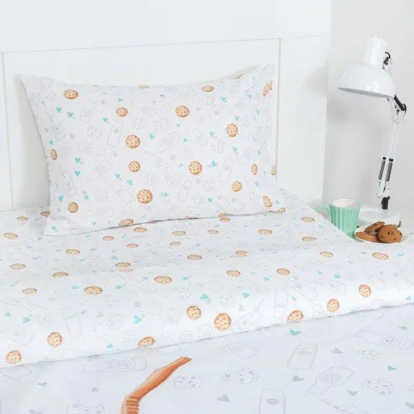 Постельное бельё "Этель" Milk&Cookie 143*215 см, 150*214 см, 50*70 см -1 шт, 100% хл, бязь 125 г/м2