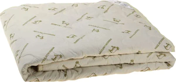 Одеяло "Этель" Овечья шерсть 140*205 см, тик, 300 гр/м2
