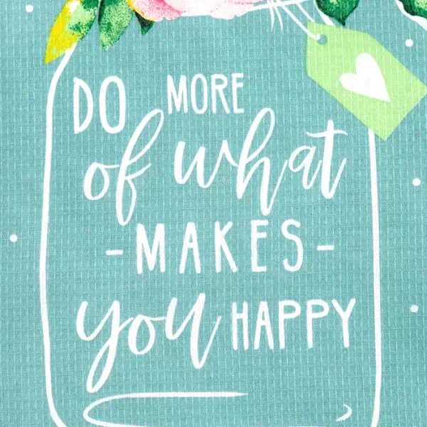 Полотенце кухонное Доляна You happy 35х60 см, 100% хл, 160г/м2