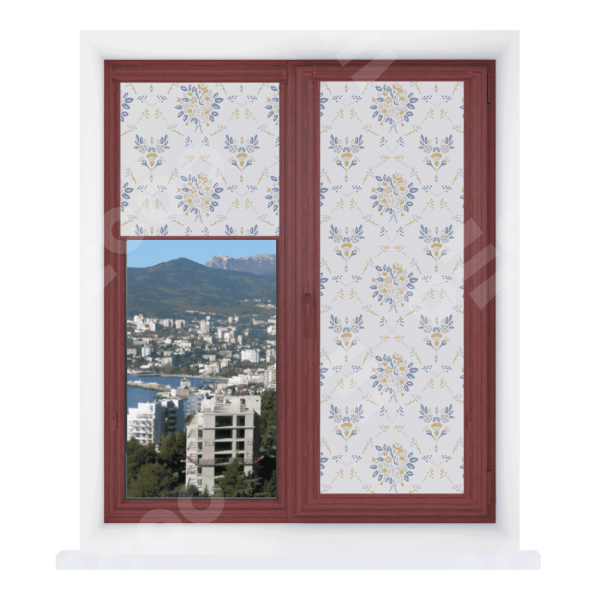 Рулонная штора Уни 2 с принтом Французский цветок