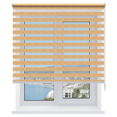 Рулонная штора День-ночь Barcelona бежевый