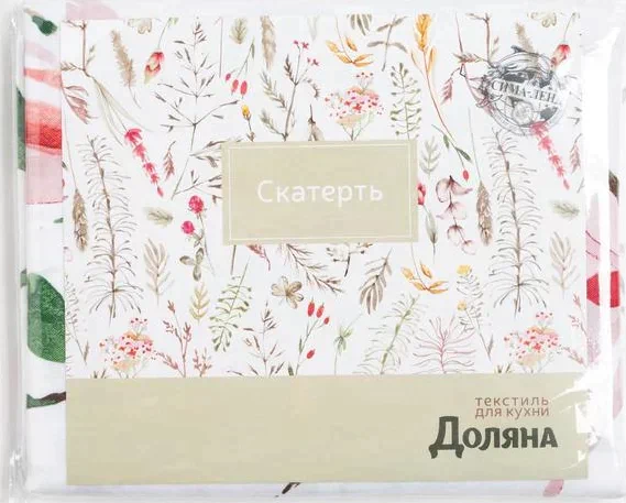 Скатерть Доляна Sakura 150*300 +/- 2 см, 100% п/э