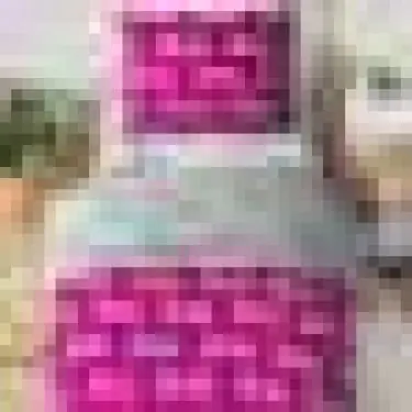 Постельное бельё 1,5сп Barbie фуксия 145х215, 150х215, 70х70 см-1шт