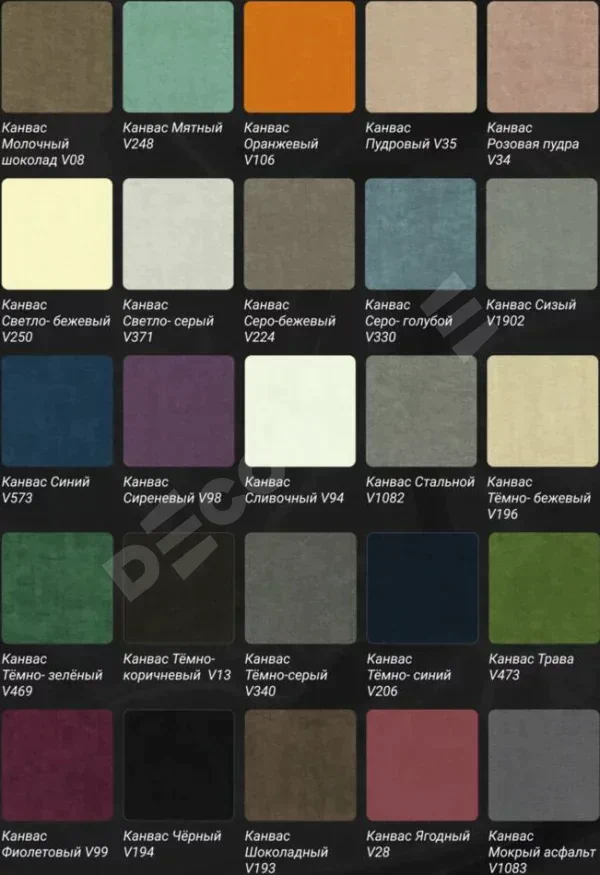 Римская штора «Кортин» для проема, канвас глубокий зелёный, с кантом Кинг