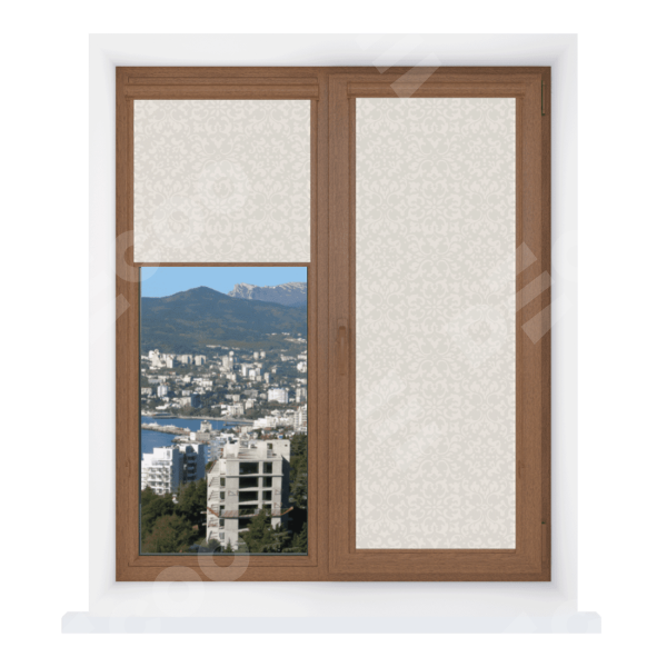 Рулонная штора Уни 2 Дамаск 01