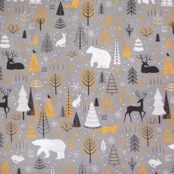 Постельное белье Этель Дуэт Let it snow (вид 2) 143*215 см - 2 шт, 240*220 см, 70*70 см - 2 шт
