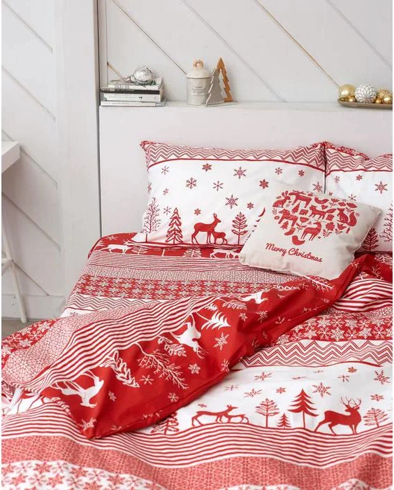 Постельное белье LoveLife 1,5сп "Reindeer" 143*215см,150*225см,50*70см-2шт