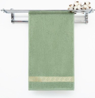 Полотенце махровое Афина 50*80 см, болотный, хл 100%, 430 г/м2
