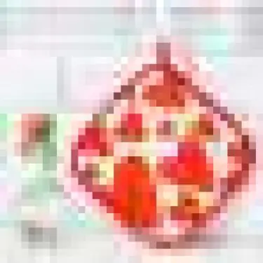 Прихватка "Этель" Red hearts19х19см,100% х/л, ватин 250г/м2 (двухсторонняя)
