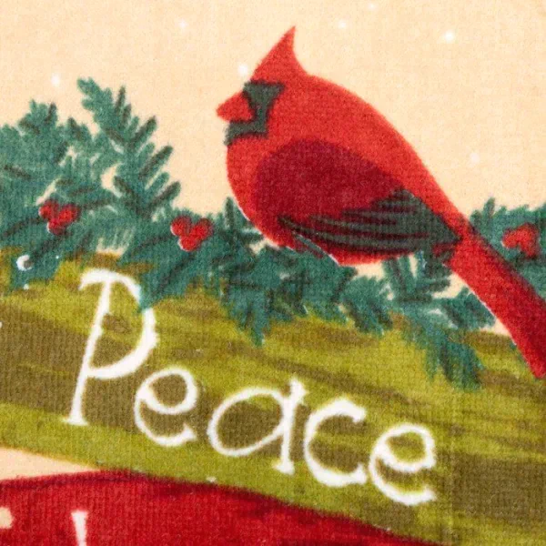 Полотенце кухонное Доляна "Peace, love, joy", 40*60±5 см, велюр/махра