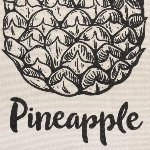Набор кухонных полотенец Доляна Pineapple 35х60см-2шт, 100% хл