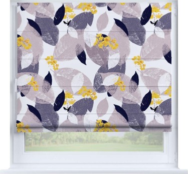 Римская штора «Кортин» на створку «Листопад»