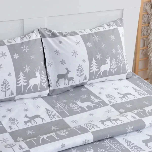Постельное белье LoveLife евро New year forest 200*217см,240*225см,50*70см-2шт