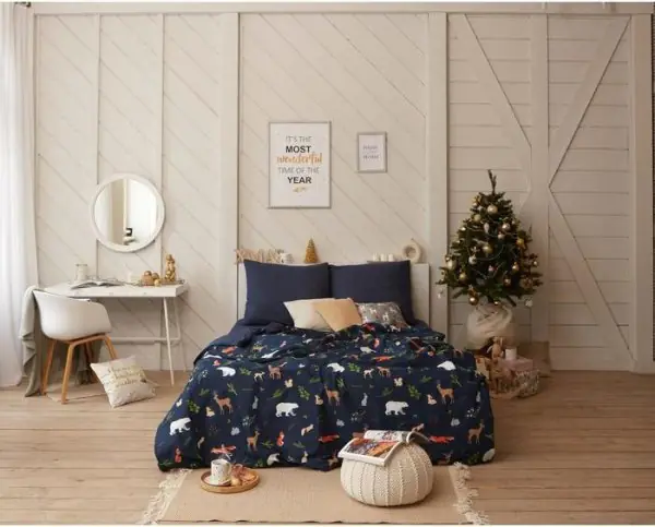 Постельное белье "Этель" Дуэт Winter animals 143*215 см - 2 шт, 240*220 см, 70*70 см - 2 шт