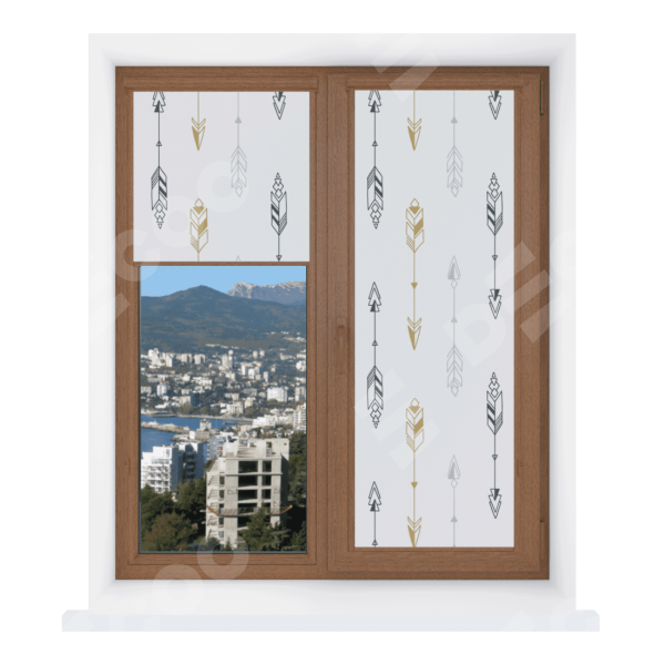 Рулонная штора Уни 2 с принтом Любимые стрелки