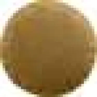Подушка круглая Cortin вельвет горчица