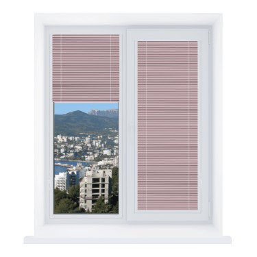 Жалюзи 2008 розовый, ламели 25 мм