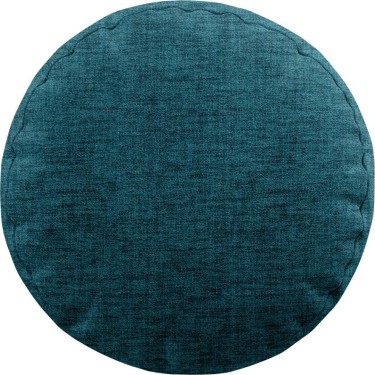 Подушка круглая Cortin рогожка синий