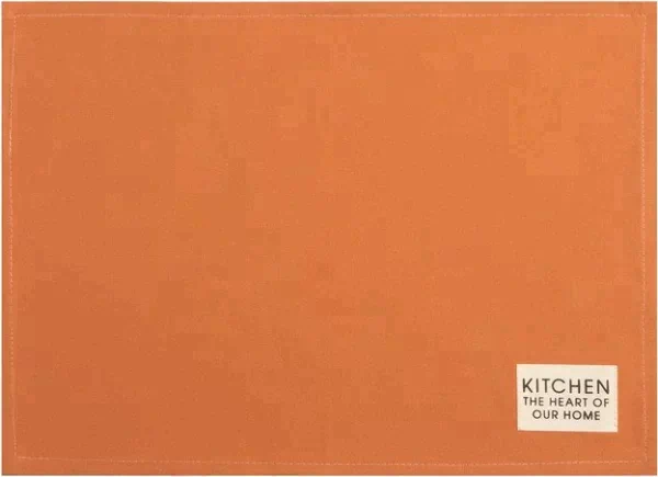 Набор салфеток Этель Kitchen, цв. оранжевый, 30х40 см - 2 шт, 100% хл, саржа 220 г/м2